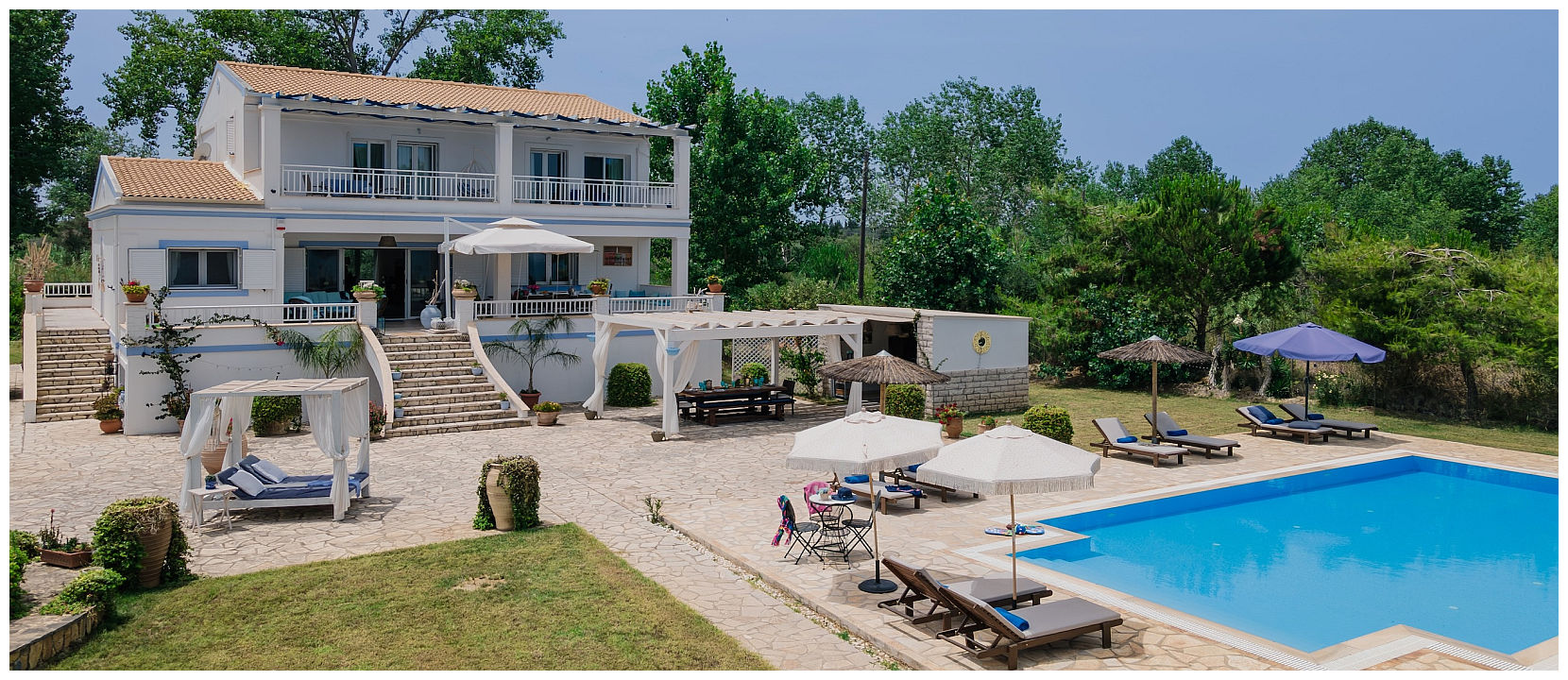 Seaside Beach Villa in South-East Corfu